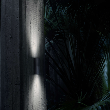 Flos - Clessidra Applique Outdoor Grigio 40°+40°